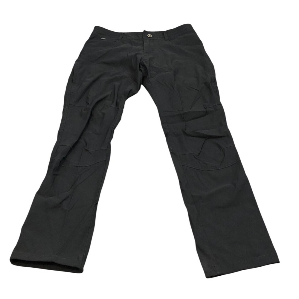 KUHL Renegade Rock Hiking Pants Dark Gray 5603 Tapered Leg Nylon Mens